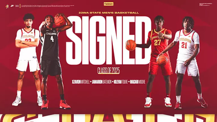 The Iowa State men's basketball team announced their 2025-26 recruiting class on Wednesday.