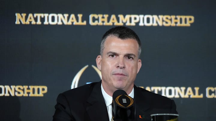 Miami's Mario Cristobal is projected to be staying put with his school for at least five seasons.