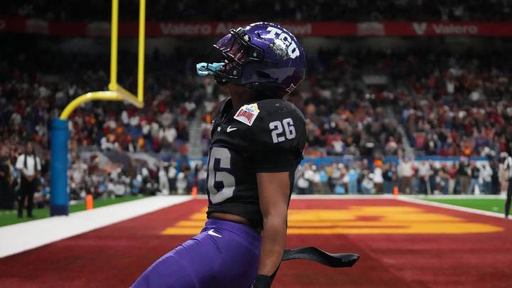 TCU Horned Frogs running back Jeremy Payne (26) is a dynamic running back expected to have a stellar fantasy season, but he isn't a good play in Week 0 of the college season. Kirby Lee-Imagn Images TCU Horned Frogs running back Jeremy Payne (26) is a dynamic running back expected to have a stellar fantasy season, but he isn't a good play in Week 0 of the college season. Kirby Lee-Imagn Images