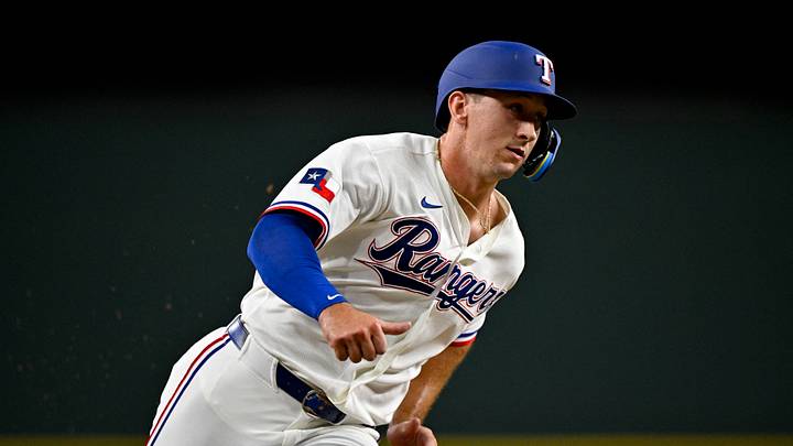 Sep 16, 2026; Arlington, Texas, USA; Texas Rangers left fielder Wyatt Langford (36) scores against the Boston Red Sox during the fourth inning at Globe Life Field. Mandatory Credit: Jerome Miron-Imagn Images Sep 16, 2026; Arlington, Texas, USA; Texas Rangers left fielder Wyatt Langford (36) scores against the Boston Red Sox during the fourth inning at Globe Life Field. Mandatory Credit: Jerome Miron-Imagn Images
