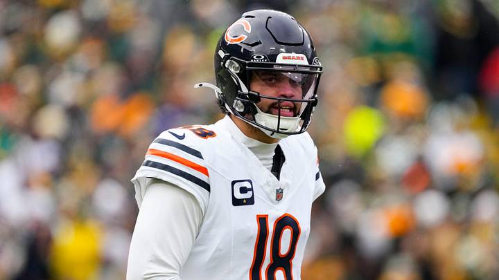 Chicago Bears quarterback Caleb Williams (18) during the game Chicago Bears quarterback Caleb Williams (18) during the game
