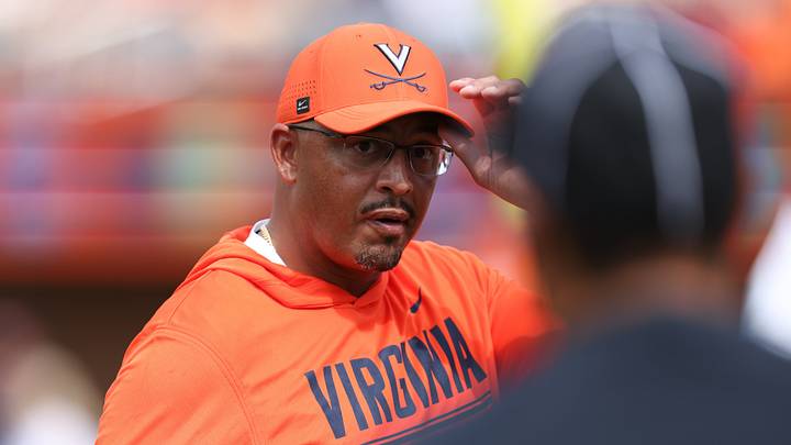 Aug 29, 2026; Charlottesville, Virginia, USA;  Virginia Cavaliers head coach Tony Elliott before the game against North Carolina State Wolfpack at Scott Stadium.  Mandatory Credit: Greg Atkins-Imagn Images