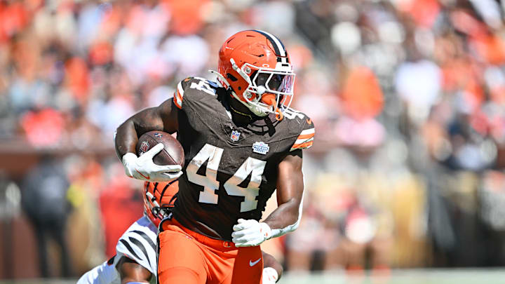 Cleveland Browns tight end Harold Fannin Jr.