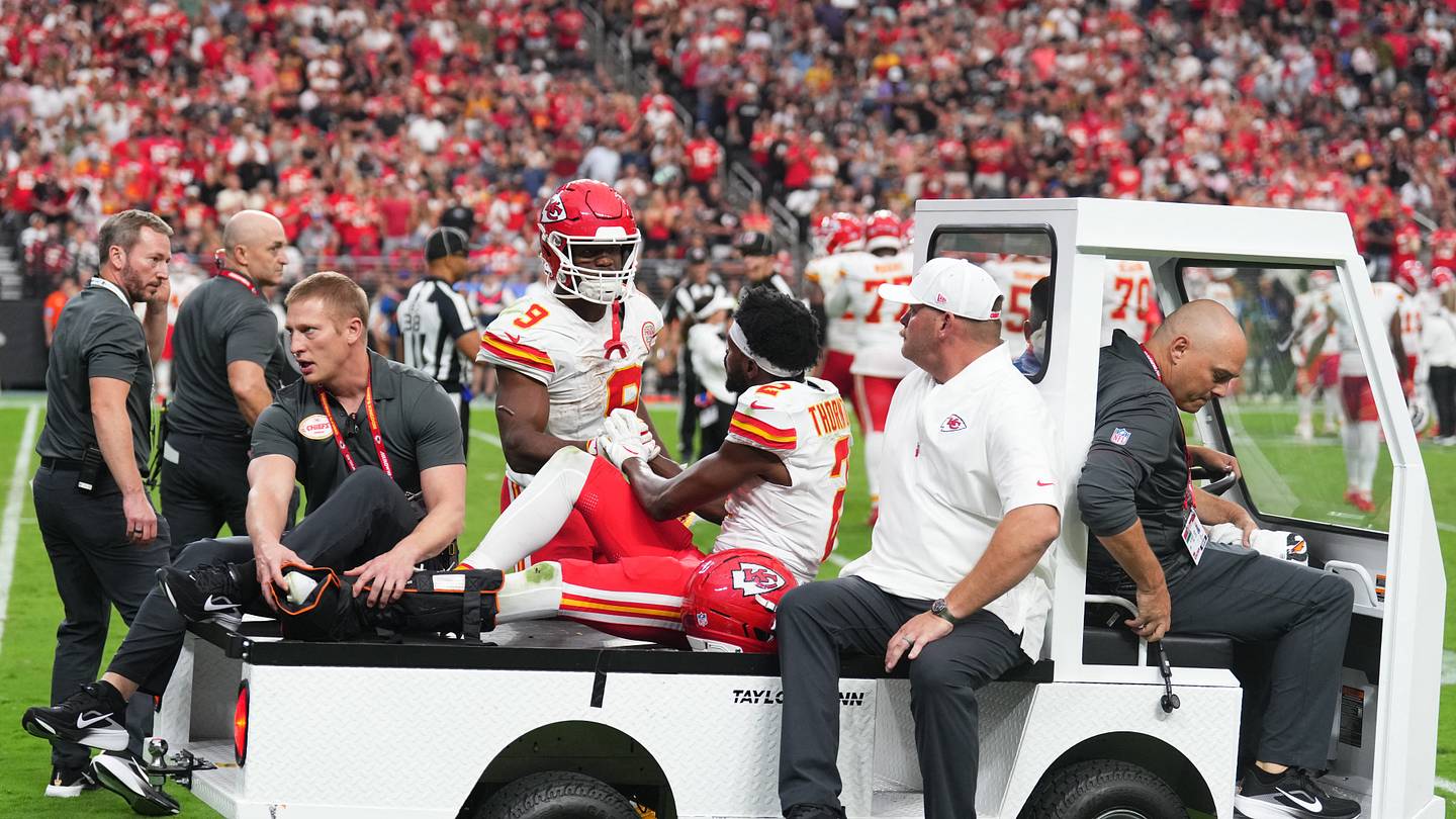 The math on Tyquan Thornton's injury timeline gives Chiefs hope for ...