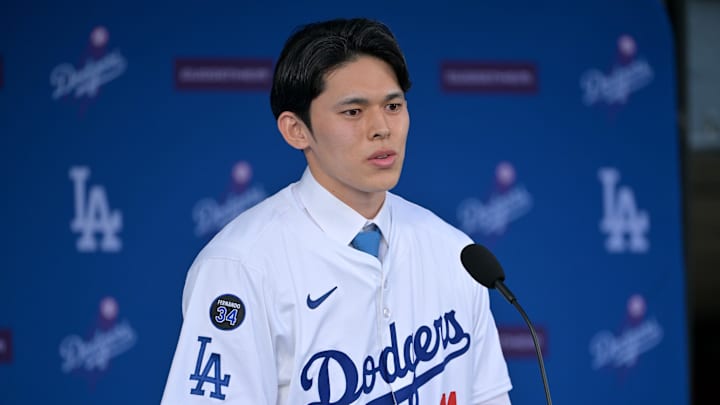 Los Angeles Dodgers Starting Pitcher Roki Sasaki