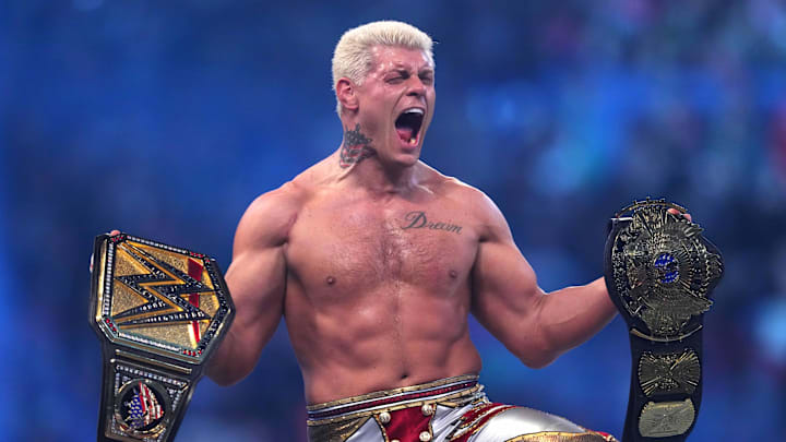 Undisputed WWE Champion Cody Rhodes will defend his title against John Cena at WrestleMania Night 2 on Sunday.