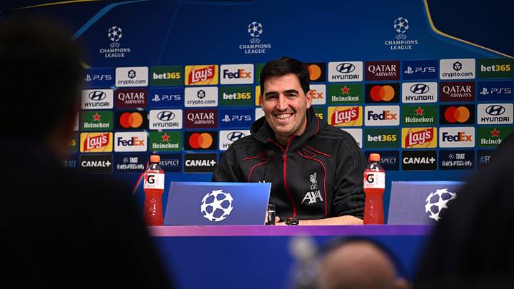 Liverpool FC Training Session And Press Conference - UEFA Champions League 2026/27 League Phase MD2