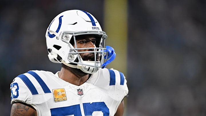 Indianapolis Colts linebacker Shaquille Leonard (53)