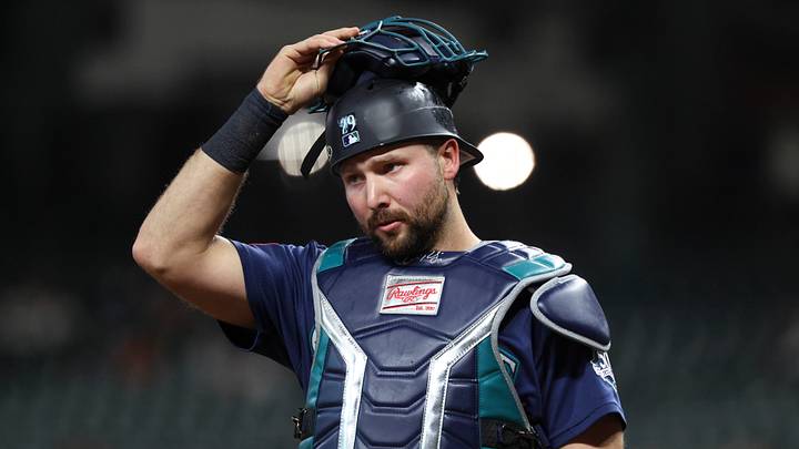 Seattle Mariners catcher Cal Raleigh Seattle Mariners catcher Cal Raleigh