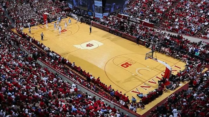 A view of the Simon Skjodt Assembly Hall court.