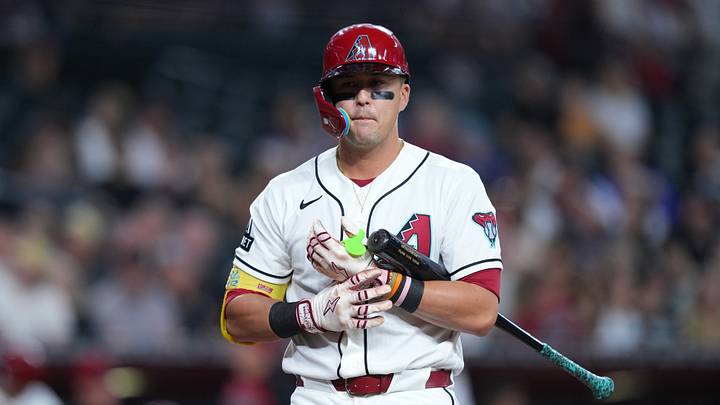 Aug 6, 2026; Phoenix, Arizona, USA; Arizona Diamondbacks left fielder Lars Nootbaar (21) looks on against the San Diego Padres during the first inning at Chase Field. Mandatory Credit: Joe Camporeale-Imagn Images Aug 6, 2026; Phoenix, Arizona, USA; Arizona Diamondbacks left fielder Lars Nootbaar (21) looks on against the San Diego Padres during the first inning at Chase Field. Mandatory Credit: Joe Camporeale-Imagn Images