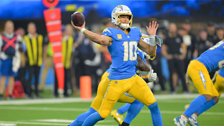 Justin Herbert and the Chargers head to Jacksonville in Week 11. Justin Herbert and the Chargers head to Jacksonville in Week 11.