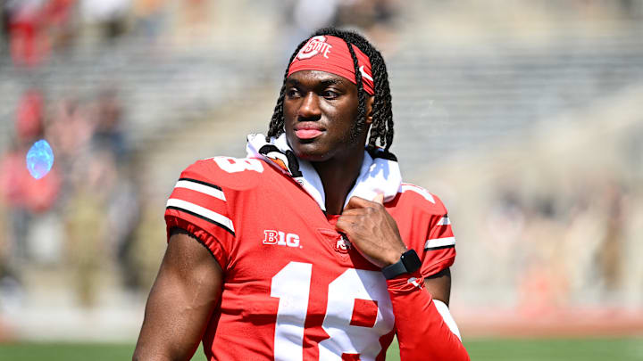 Ohio State Spring Football Game Marvin Harrison Jr.