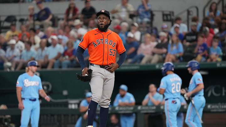 Houston Astros pitcher Cristian Javier (53). Mandatory Credit: Raymond Carlin III-Imagn Images Houston Astros pitcher Cristian Javier (53). Mandatory Credit: Raymond Carlin III-Imagn Images