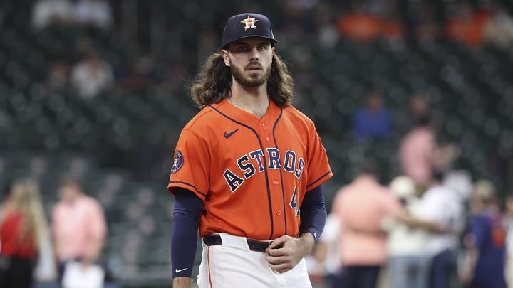 Houston Astros starting pitcher Spencer Arrighetti 