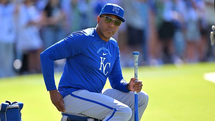 Aug 11, 2026; Los Angeles, California, USA; Kansas City Royals infield coach Jose Alguacil (68) looks on prior to the game against the Los Angeles Dodgers at Dodger Stadium. Mandatory Credit: Jayne Kamin-Oncea-Imagn Images Aug 11, 2026; Los Angeles, California, USA; Kansas City Royals infield coach Jose Alguacil (68) looks on prior to the game against the Los Angeles Dodgers at Dodger Stadium. Mandatory Credit: Jayne Kamin-Oncea-Imagn Images