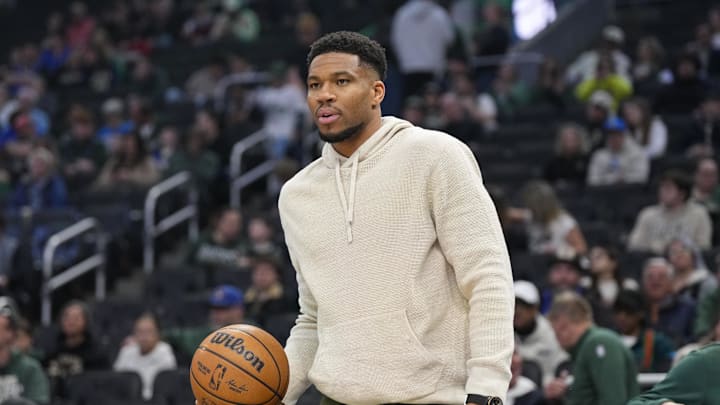 Milwaukee Bucks forward Giannis Antetokounmpo.