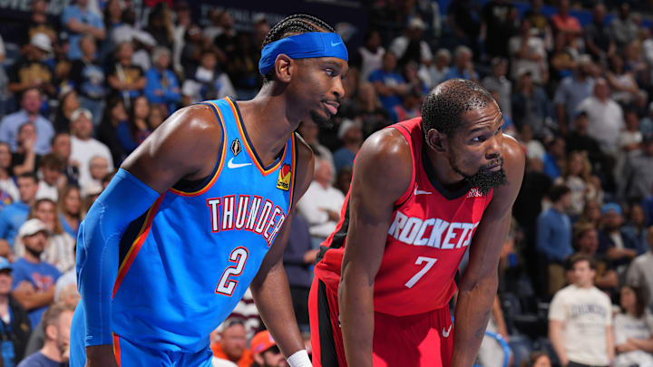 Houston Rockets v Oklahoma City Thunder Houston Rockets v Oklahoma City Thunder