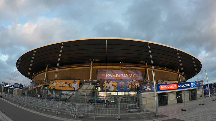 Saint-Denis, France; A general overall view of the Stade de France, the site of the inaugural NFL Paris Game between the New Orleans Saints and the Pittsburgh Steelers. Mandatory Credit: Kirby Lee-Imagn Images Saint-Denis, France; A general overall view of the Stade de France, the site of the inaugural NFL Paris Game between the New Orleans Saints and the Pittsburgh Steelers. Mandatory Credit: Kirby Lee-Imagn Images