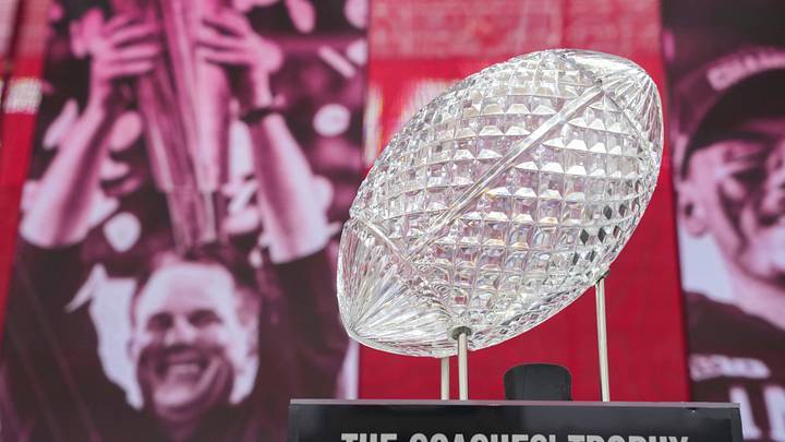 While Indiana currently holds the College Football Playoff trophy, Josh Pate sees another team grabbing it in the coming season. (Grace Hollars-USA TODAY Network via Imagn Images) While Indiana currently holds the College Football Playoff trophy, Josh Pate sees another team grabbing it in the coming season. (Grace Hollars-USA TODAY Network via Imagn Images)