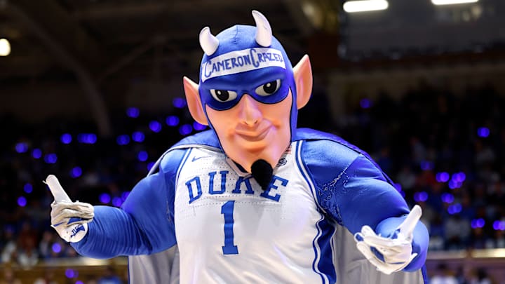 Duke mascot at Countdown to Craziness