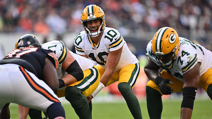 For the second time in his career, Green Bay Packers quarterback Jordan Love will start at the Chicago Bears on Sunday. For the second time in his career, Green Bay Packers quarterback Jordan Love will start at the Chicago Bears on Sunday.