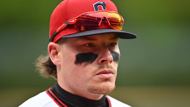 Apr 29, 2026: Cleveland Guardians second baseman Travis Bazzana (37) before the game between the Guardians and the Tampa Bay Rays at Progressive Field. 