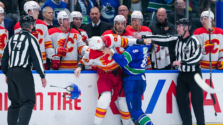 Calgary Flames v Vancouver Canucks