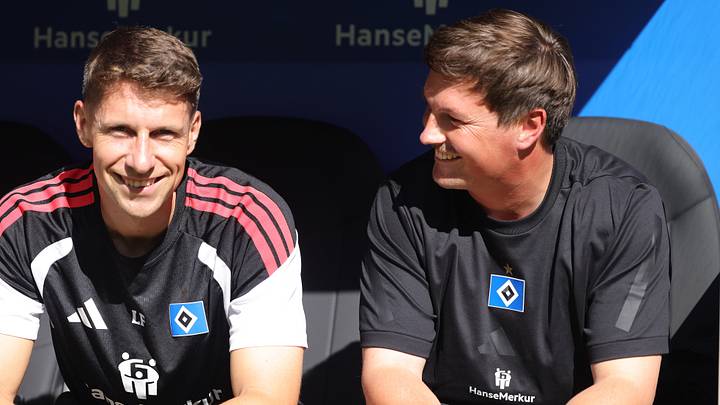 Merlin Polzin (re.) mit seinem Assistenten Loic Favé