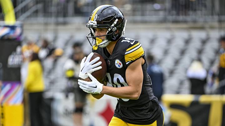 Oct 12, 2025; Pittsburgh, Pennsylvania, USA; Pittsburgh Steelers wide receiver Roman Wilson (10) warms up before the game at Acrisure Stadium. Mandatory Credit: Barry Reeger-Imagn Images Oct 12, 2025; Pittsburgh, Pennsylvania, USA; Pittsburgh Steelers wide receiver Roman Wilson (10) warms up before the game at Acrisure Stadium. Mandatory Credit: Barry Reeger-Imagn Images