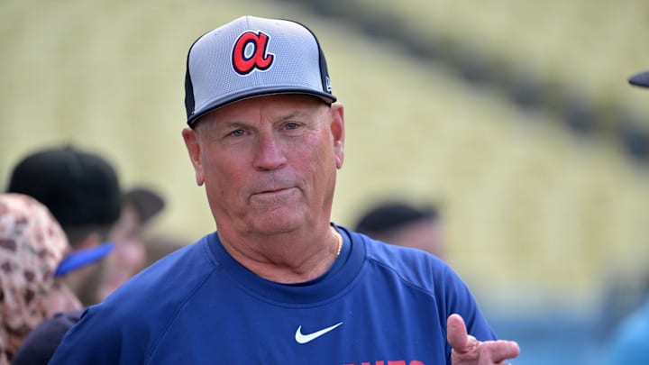 Atlanta Braves manager Brian Snitker Atlanta Braves manager Brian Snitker