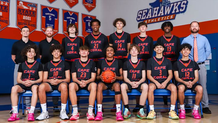 Cape Coral High School Basketball 2024-2025 Team Photo