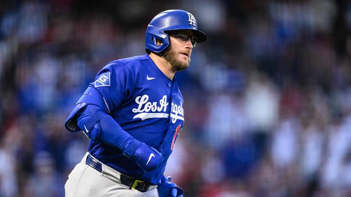 May 15, 2026; Anaheim, California, USA; Los Angeles Dodgers third baseman Max Muncy (13) runs after hitting a home run during the fourth inning against the Los Angeles Angels at Angel Stadium. Mandatory Credit: William Liang-Imagn Images