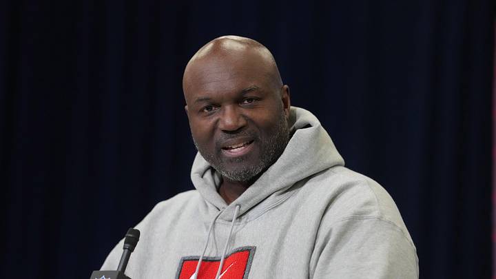 Feb 24, 2026; Indianapolis, IN, USA; Tampa Bay Buccaneers coach Todd Bowles speaks at the NFL Scouting Combine at the Indiana Convention Center. Mandatory Credit: Kirby Lee-Imagn Images Feb 24, 2026; Indianapolis, IN, USA; Tampa Bay Buccaneers coach Todd Bowles speaks at the NFL Scouting Combine at the Indiana Convention Center. Mandatory Credit: Kirby Lee-Imagn Images