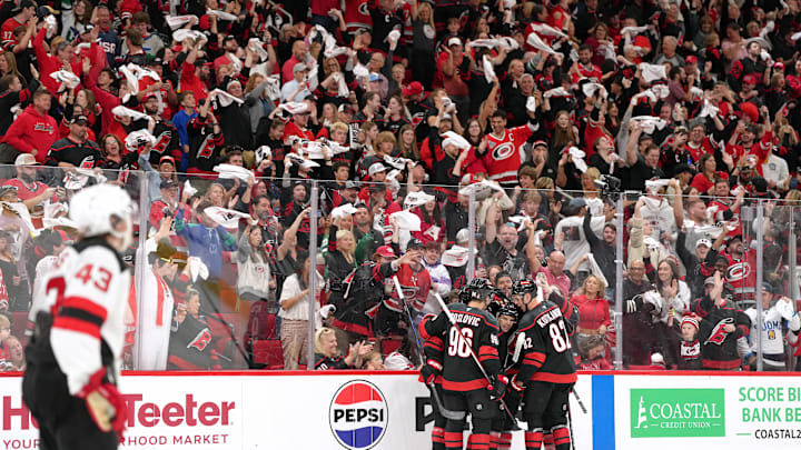 New Jersey Devils v Carolina Hurricanes - Game One