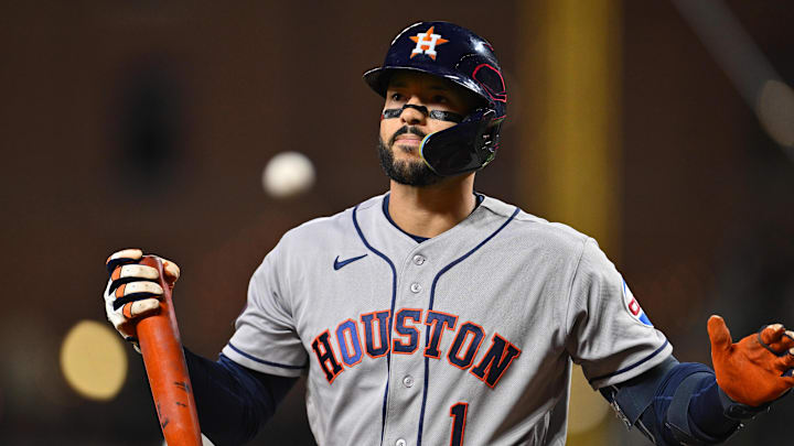 Houston Astros infielder Carlos Correa
