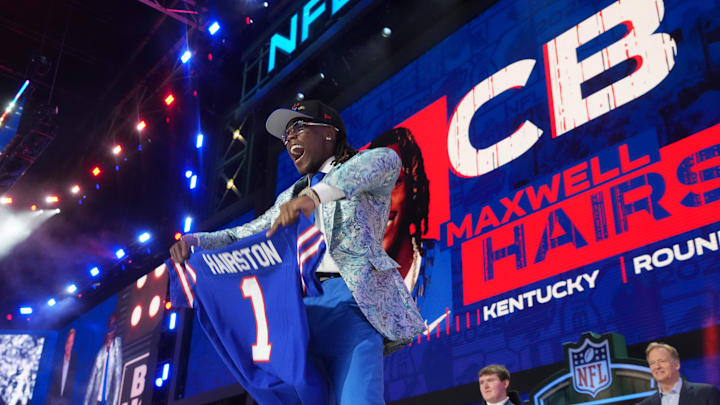 Apr 24, 2025; Green Bay, WI, USA; Kentucky Wildcats cornerback Maxwell Hairston.