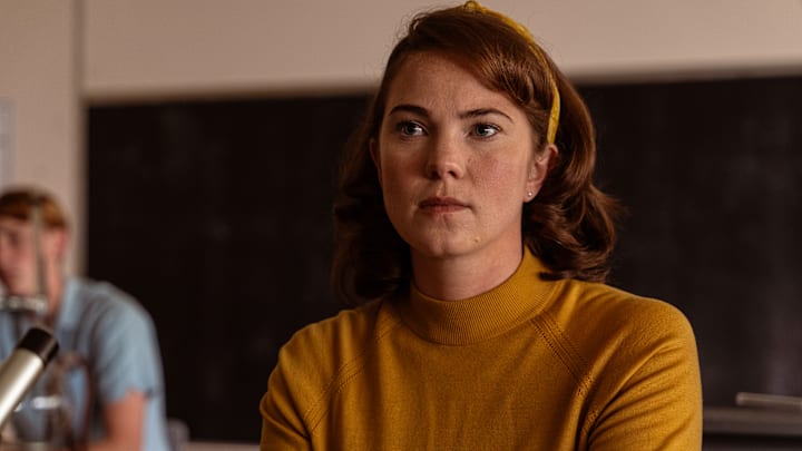 Jess Gabor as Janet Hamilton in School Spirits, episode 5, season 2, streaming on Paramount+, 2025