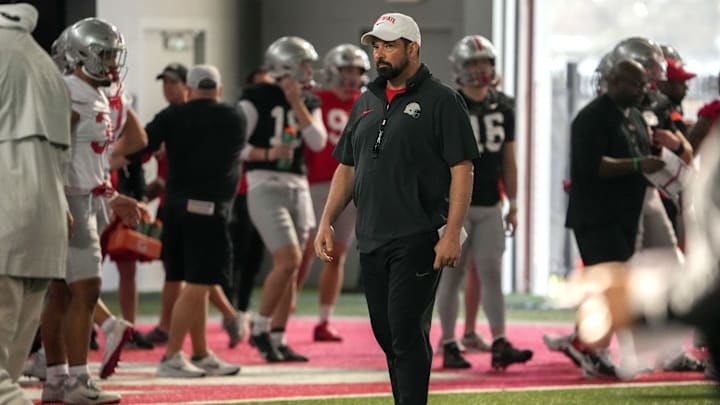Ohio State head coach Ryan Day