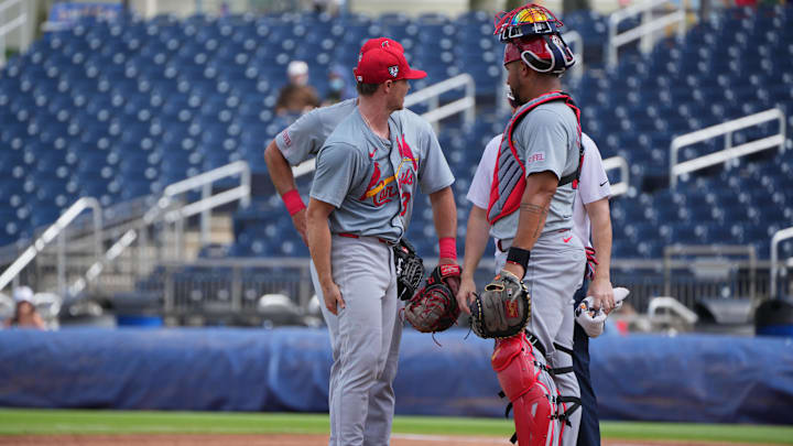 Mar 4, 2024; West Palm Beach, Florida, USA; St. Louis Cardinals starting pitcher Sonny Gray (54)
