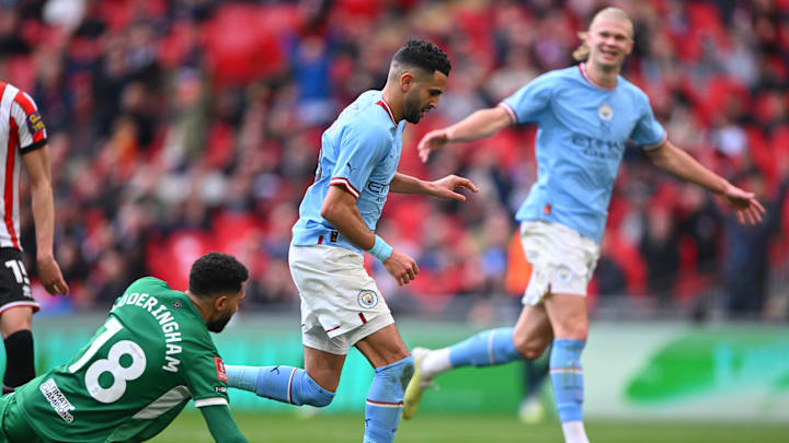 Haaland passou em branco, mas Mahrez resolveu