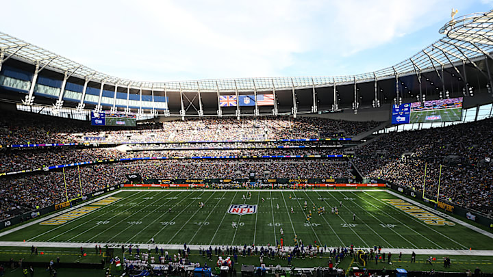 New York Giants v Green Bay Packers at the Tottenham Hotspur Stadium
