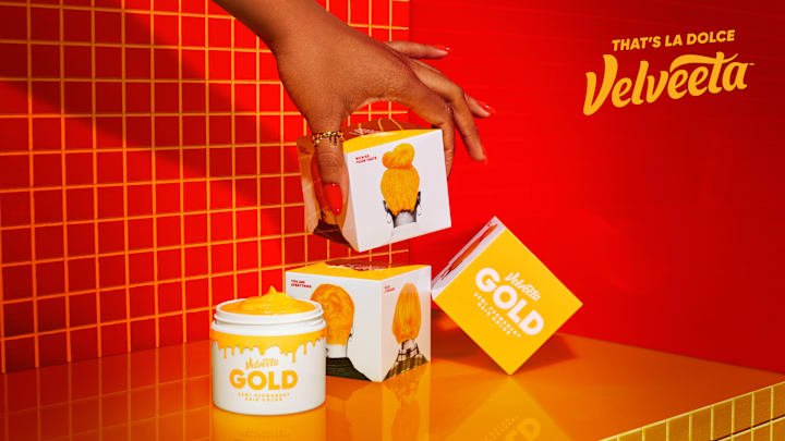 Live La Dolce VELVEETA with New Limited-Edition VELVEETA Gold Hair Dye