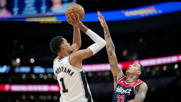 Victor Wembanyama, Kyle Kuzma Victor Wembanyama, Kyle Kuzma