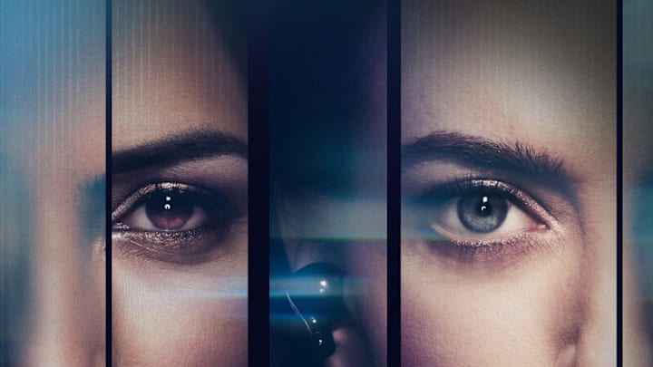 Sight Unseen -- Image Number: SUS_8x12 -- Pictured (L-R): Agam Darshi as Sunny Patel and Dolly Lewis as Tess Avery -- Photo Credit: The CW -- © 2024 The CW Network, LLC. All Rights Reserved.