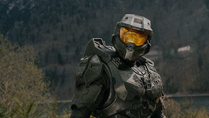 Pablo Schreiber as Master Chief in Halo episode 8, Season 2, Streaming on Paramount+. Photo Credit: Adrienn Szabo/Paramount+