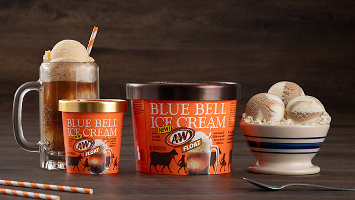 A&W Blue Bell Ice Cream Root Beer Float - credit: Blue Bell Ice Cream