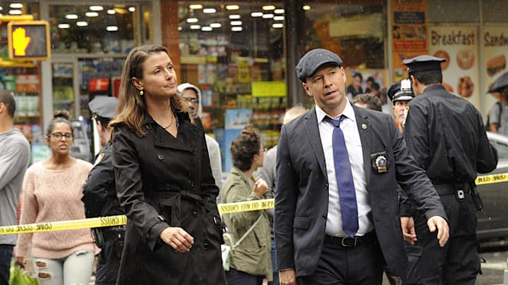 "Guilt by Association" -- When a key witness in Danny's case is killed just before testifying, Erin angers Danny by enlisting Anthony (Steve Schrippa) to help him find the killer. Also, Robert Lewis (Michael Imperioli) tries to force Frank to publicly support the Attorney General's investigation of the use of excessive force by police, and Eddie and Jamie get the call for an attempted suicide, on BLUE BLOODS, Friday, Nov. 4 (10:00-11:00 PM, ET/PT) on the CBS Television Network. Pictured: Bridget