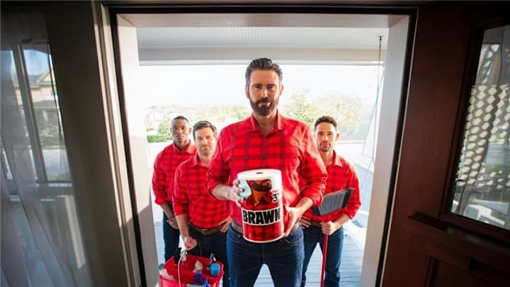 The Brawny Men come to the cleaning rescue