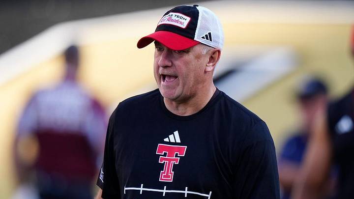Oct 3, 2026; Boulder, Colorado, USA; Texas Tech Red Raiders head coach Joey McGuire before the game against the Colorado Buffaloes at Folsom Field. Mandatory Credit: Ron Chenoy-Imagn Images Oct 3, 2026; Boulder, Colorado, USA; Texas Tech Red Raiders head coach Joey McGuire before the game against the Colorado Buffaloes at Folsom Field. Mandatory Credit: Ron Chenoy-Imagn Images